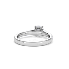 Natalia GIA Diamond Engagement Side Stone Ring Platinum 1.15CT H/SI