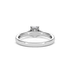 Natalia GIA Diamond Engagement Side Stone Ring Platinum 1.15CT H/SI