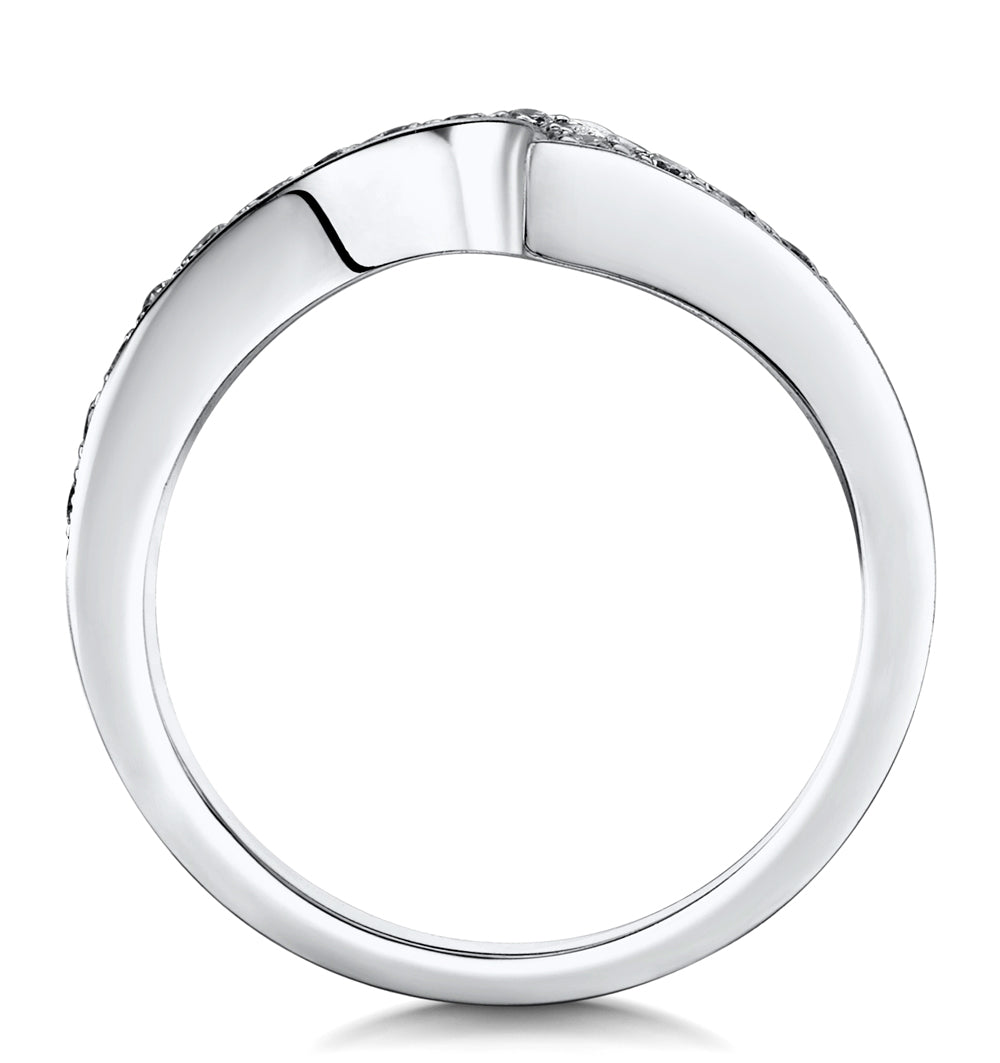 Anais Matching 2.3mm Wedding Band 0.20ct H/Si Diamonds in 18KW Gold