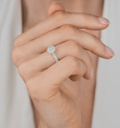 Alessandra Diamond Engagement Ring Platinum 1.10CT G/VS