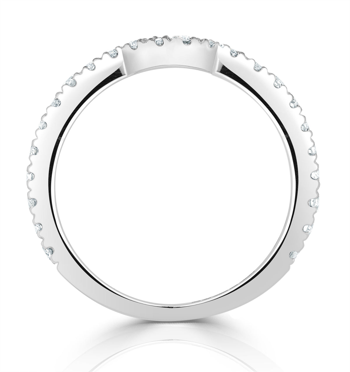 Valerie Matching Wedding Band 0.50ct G/Si Diamond in Platinum