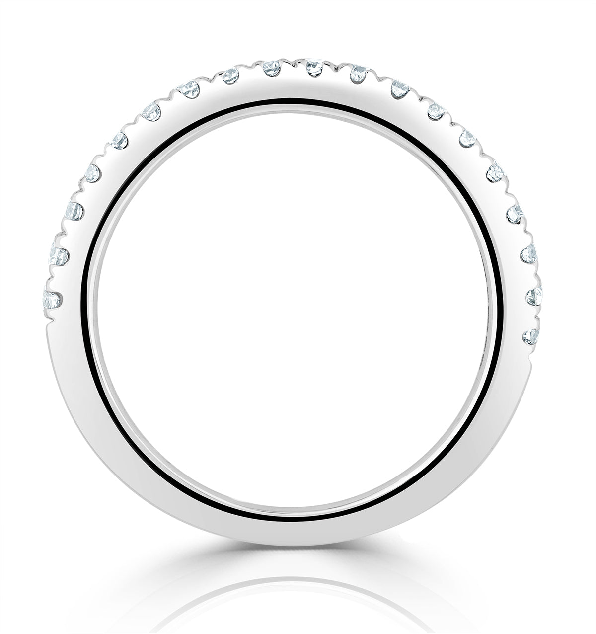 Elizabeth Matching Wedding Band 0.45ct G/Si Diamond in Platinum