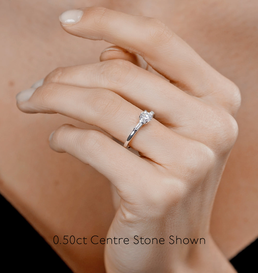Isadora GIA Diamond Engagement Ring Platinum 1.25ct G/VS2