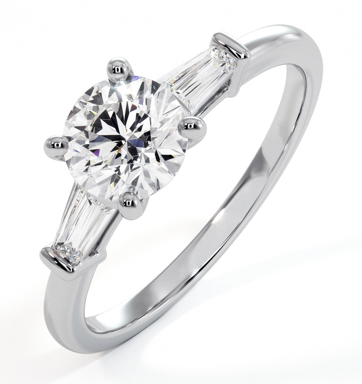 Isadora GIA Diamond Engagement Ring 18KW 0.90ct G/SI2