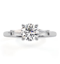 Isadora GIA Diamond Engagement Ring 18KW 0.90ct G/SI2