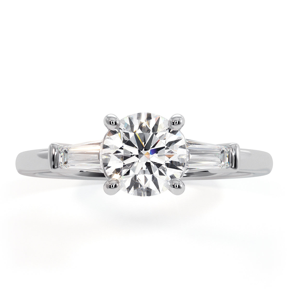 Isadora GIA Diamond Engagement Ring 18KW 0.90ct G/SI2