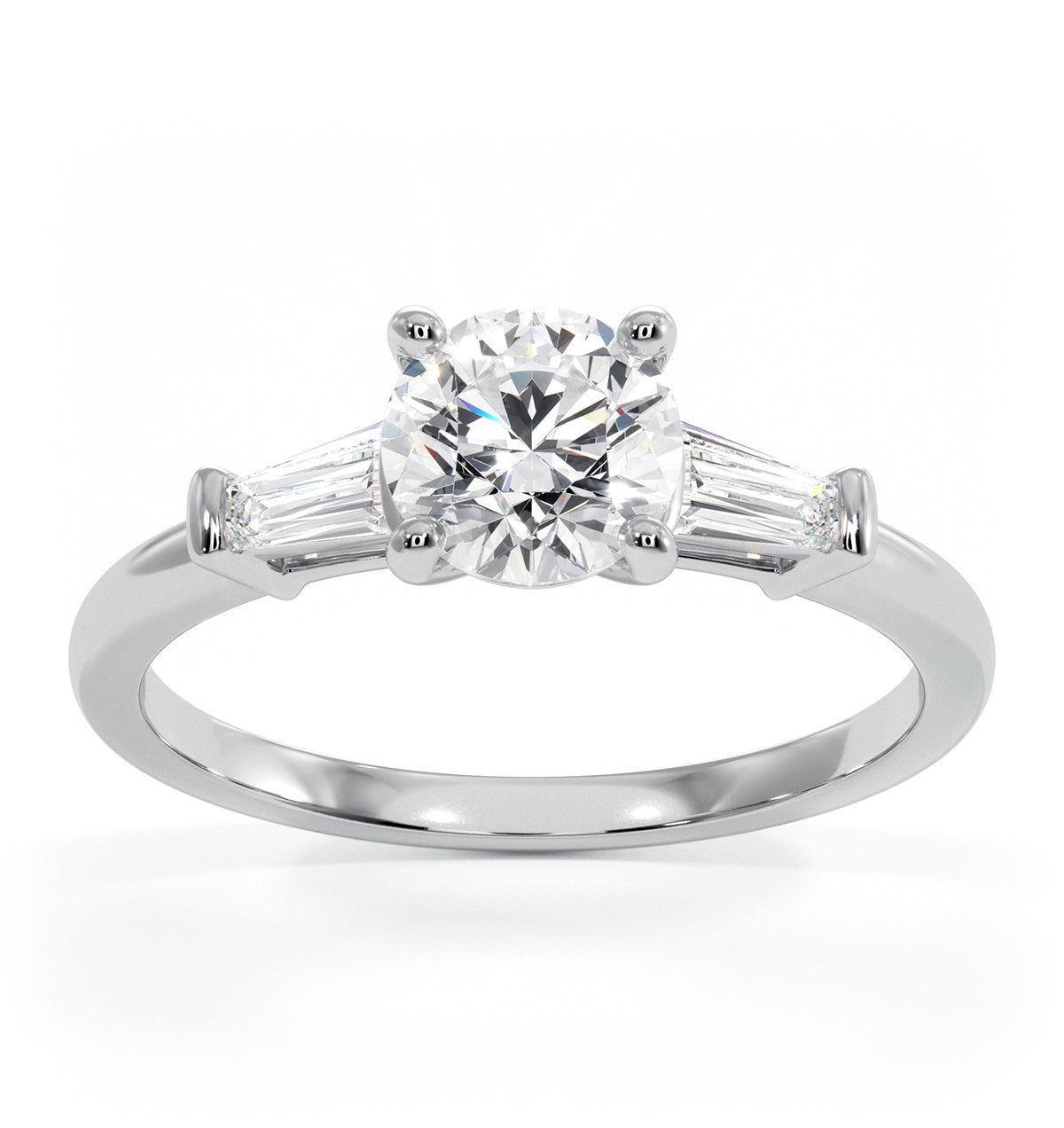 Isadora GIA Diamond Engagement Ring 18KW 0.90ct G/SI2