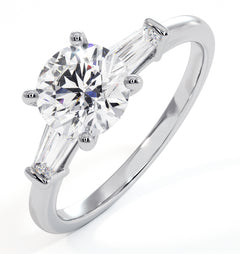 Isadora GIA Diamond Engagement Ring 18KW 1.25ct G/VS2