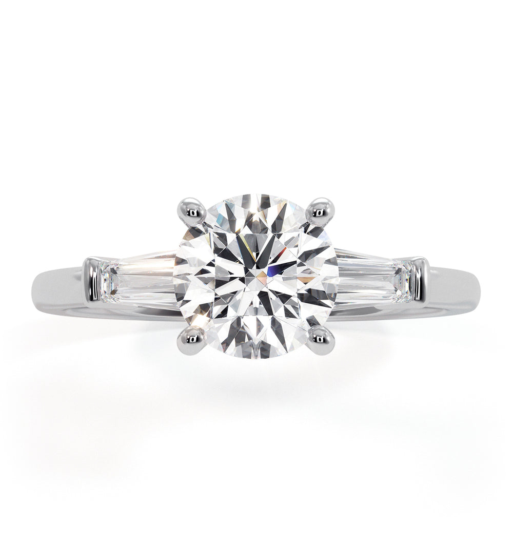 Isadora GIA Diamond Engagement Ring 18KW 1.25ct G/VS2