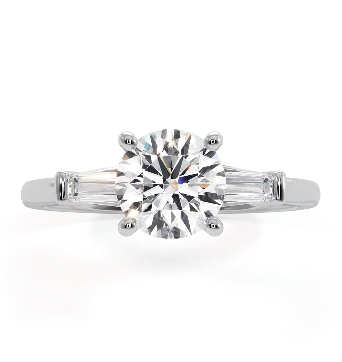 Isadora GIA Diamond Engagement Ring Platinum 1.25ct G/VS2