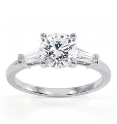 Isadora GIA Diamond Engagement Ring Platinum 1.25ct G/VS2