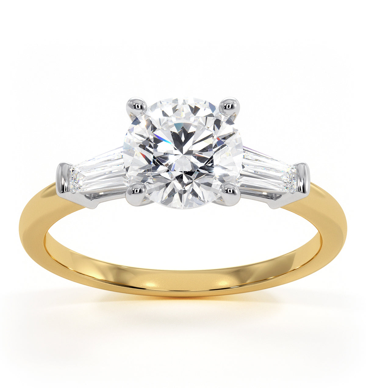 Isadora GIA Diamond Engagement Ring 18KY 1.25ct G/VS2