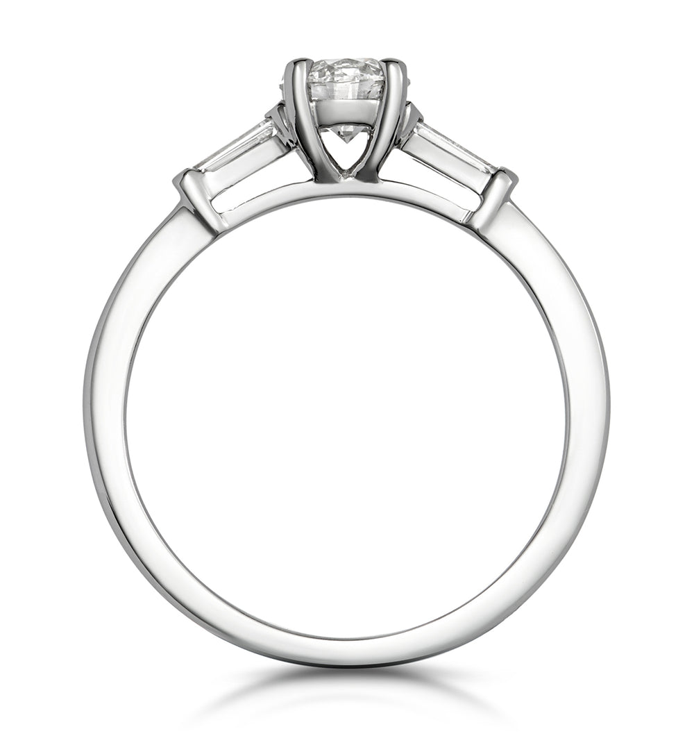 Isadora Diamond Engagement Ring 18KW 0.65ct G/SI2