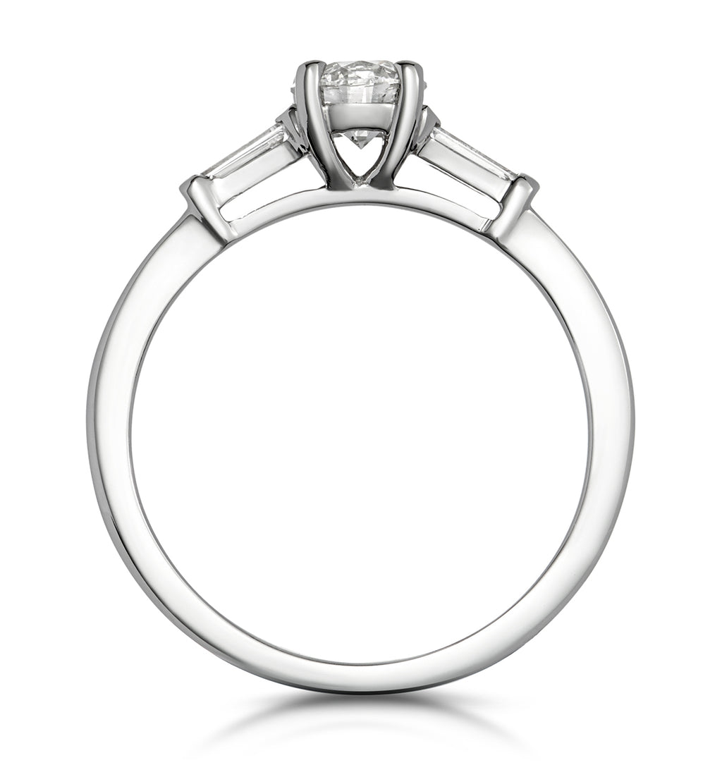 Isadora Diamond Engagement Ring 18KW 0.65ct G/SI2