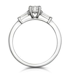 Isadora Diamond Engagement Ring 18KW 0.65ct G/SI2