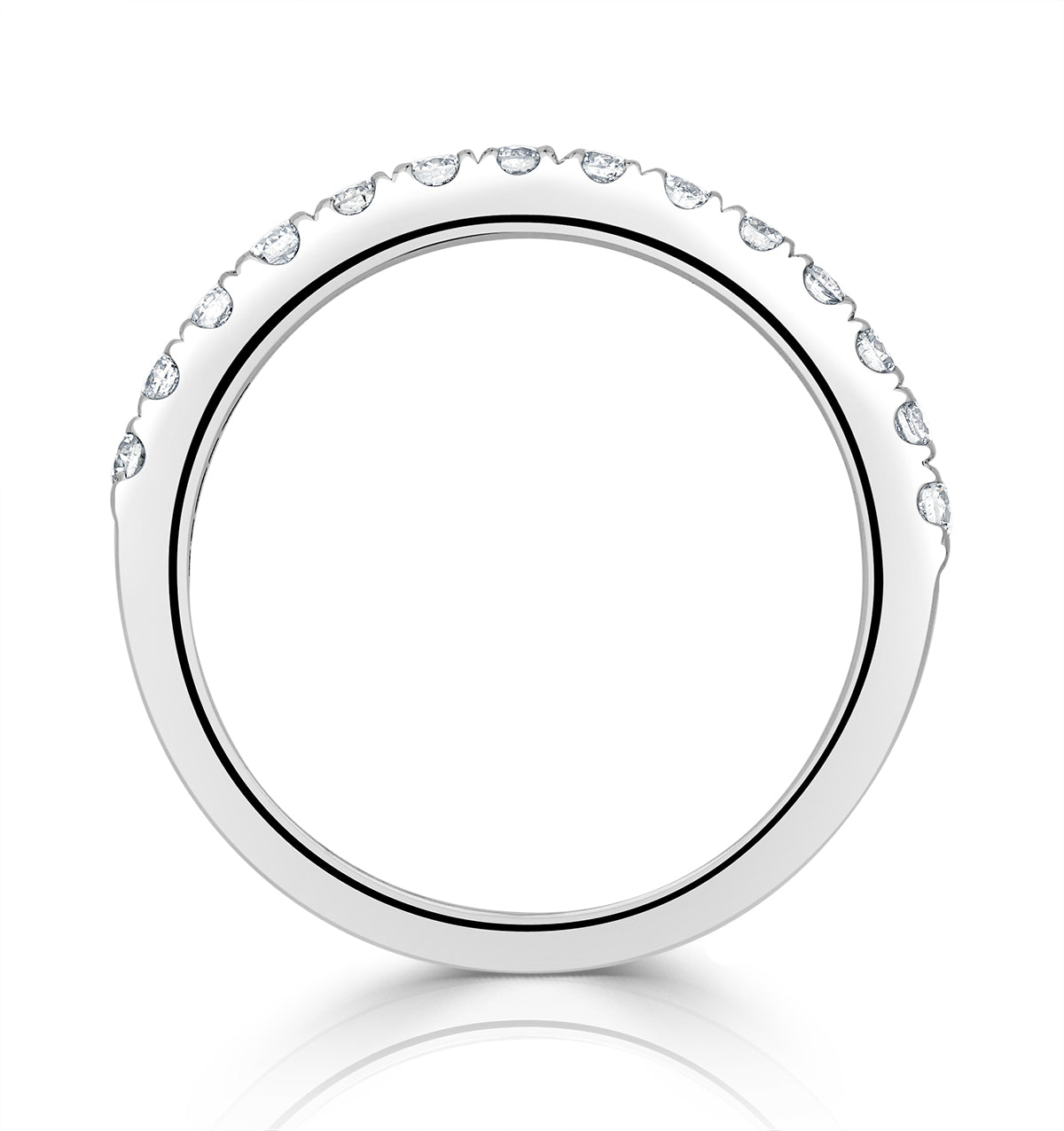 Meghan Matching Wedding Band 0.30ct G/Si Diamond in 18K White Gold