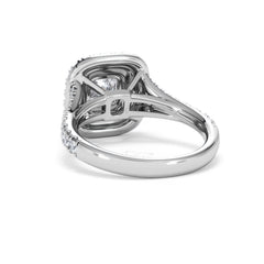 Anastasia Lab Diamond Halo Engagement Ring in Platinum 1.85ct F/VS1