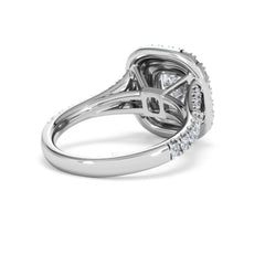 Anastasia Lab Diamond Halo Engagement Ring in Platinum 2.15ct F/VS1