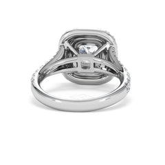 Anastasia Lab Diamond Halo Engagement Ring in Platinum 2.15ct F/VS1
