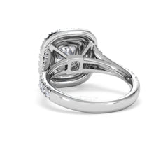 Anastasia Lab Diamond Halo Engagement Ring in Platinum 2.15ct F/VS1