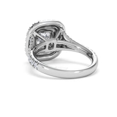 Anastasia Lab Diamond Halo Engagement Ring 18K White Gold 2.15ct F/VS1