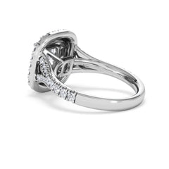 Anastasia Lab Diamond Halo Engagement Ring in Platinum 2.15ct F/VS1