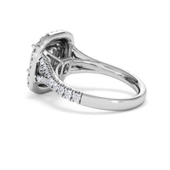 Anastasia Lab Diamond Halo Engagement Ring in Platinum 2.15ct F/VS1