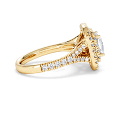 Anastasia Lab Diamond Halo Engagement Ring in 18K Gold 2.15ct F/VS1