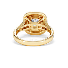 Anastasia Lab Diamond Halo Engagement Ring in 18K Gold 2.15ct F/VS1