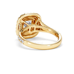 Anastasia Lab Diamond Halo Engagement Ring in 18K Gold 2.15ct F/VS1