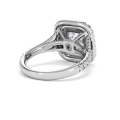 Anastasia Lab Diamond Halo Engagement Ring in Platinum 2.70ct F/VS1