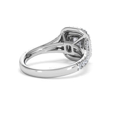 Anastasia Diamond Halo Engagement Ring in Platinum 1.30ct G/VS