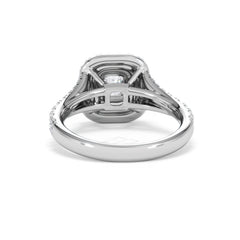 Anastasia Diamond Halo Engagement Ring in Platinum 1.30ct G/VS