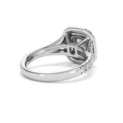 Anastasia GIA Diamond Halo Engagement Ring in Platinum 1.45ct G/VS2