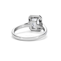 Annabelle Lab Diamond Halo Engagement Ring in Platinum 2.15ct F/VS1