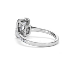 Annabelle Lab Diamond Halo Engagement Ring in Platinum 2.15ct F/VS1