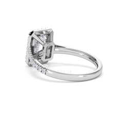 Annabelle Lab Diamond Halo Engagement Ring in Platinum 2.75ct F/VS1