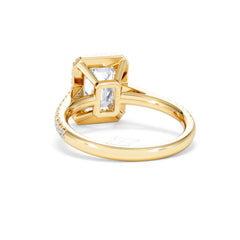 Annabelle Lab Diamond Halo Engagement Ring in 18K Gold 2.75ct F/VS1