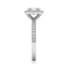 Beatrice GIA Diamond Halo Engagement Ring in Platinum 1.65ct G/VS