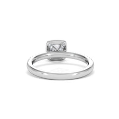 Beatrice Diamond Halo Engagement Ring in Platinum 1ct G/VS