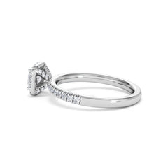 Beatrice Diamond Halo Engagement Ring in Platinum 1ct G/VS