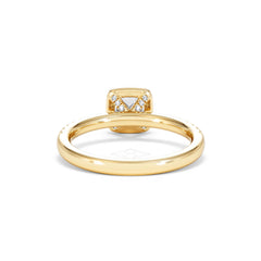Beatrice Diamond Halo Engagement Ring in 18K Gold 1ct G/SI2