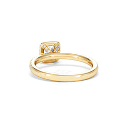 Beatrice Diamond Halo Engagement Ring in 18K Gold 1ct G/SI2