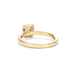 Beatrice Diamond Halo Engagement Ring in 18K Gold 1ct G/SI2