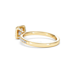 Beatrice Diamond Halo Engagement Ring in 18K Gold 1ct G/SI2
