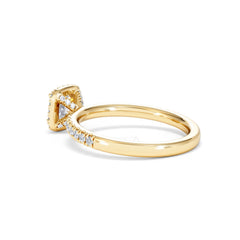 Beatrice Diamond Halo Engagement Ring in 18K Gold 1ct G/SI2