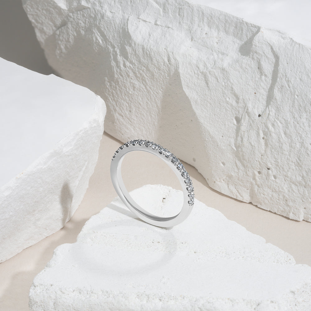 Beatrice Matching Wedding Band 0.30ct G/Si Diamond in 18K White Gold