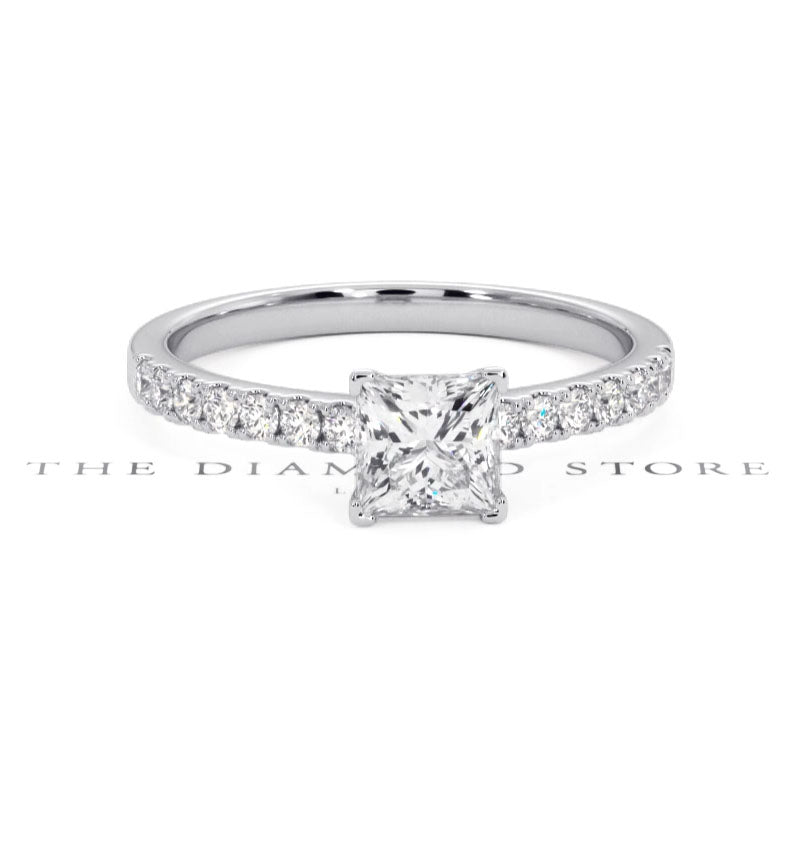 Katerina GIA Princess Diamond Engagement Ring Platinum 1.15ct H/SI