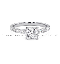 Katerina GIA Princess Diamond Engagement Ring Platinum 1.50ct G/VS