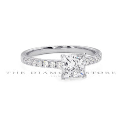 Katerina GIA Princess Diamond Engagement Ring Platinum 1.50ct G/SI2